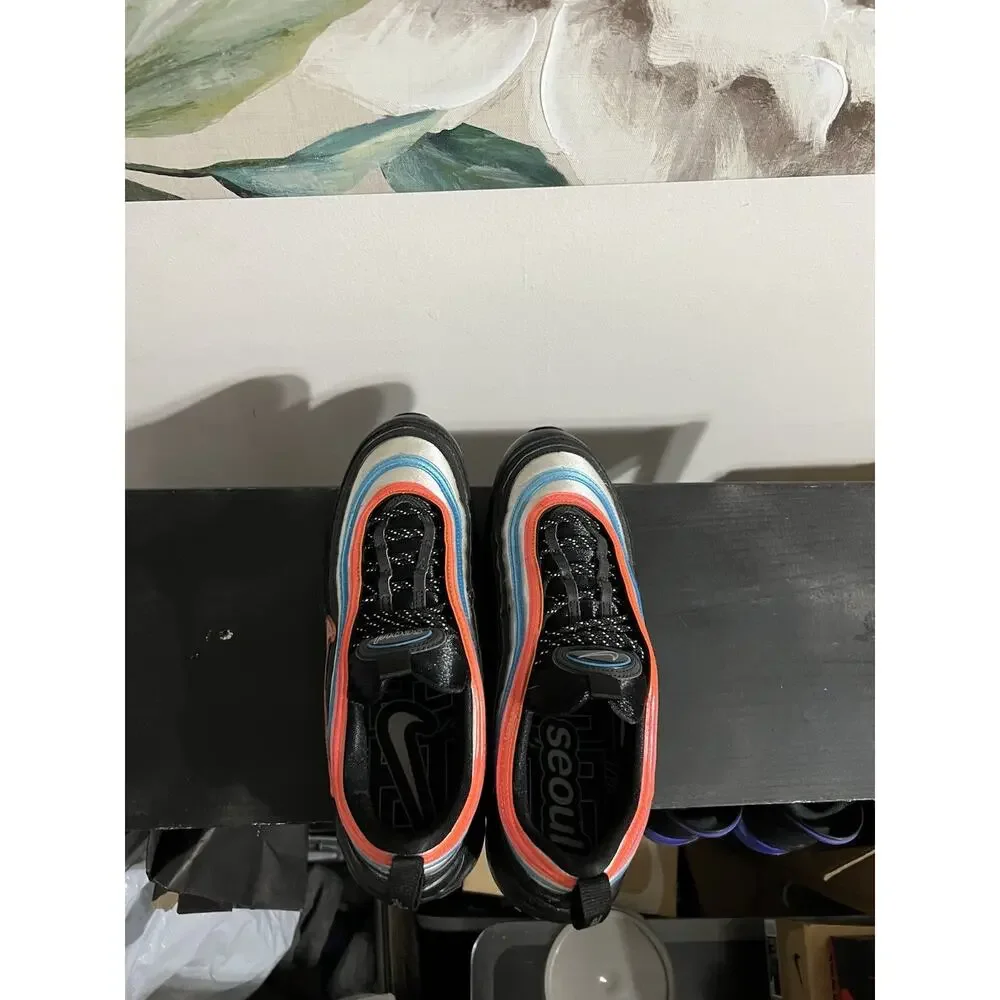 Size 11 - Nike Air Max 97 Neon Seoul CI1503-001 PRE-OWNED AUTHENTIC